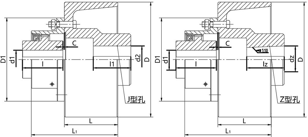 CLZ型制動(dòng)輪聯(lián)軸器